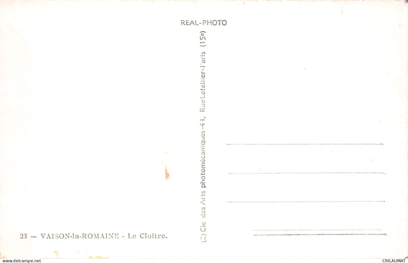 84-VAISON LA ROMAINE-N°T5046-C/0327 - Vaison La Romaine