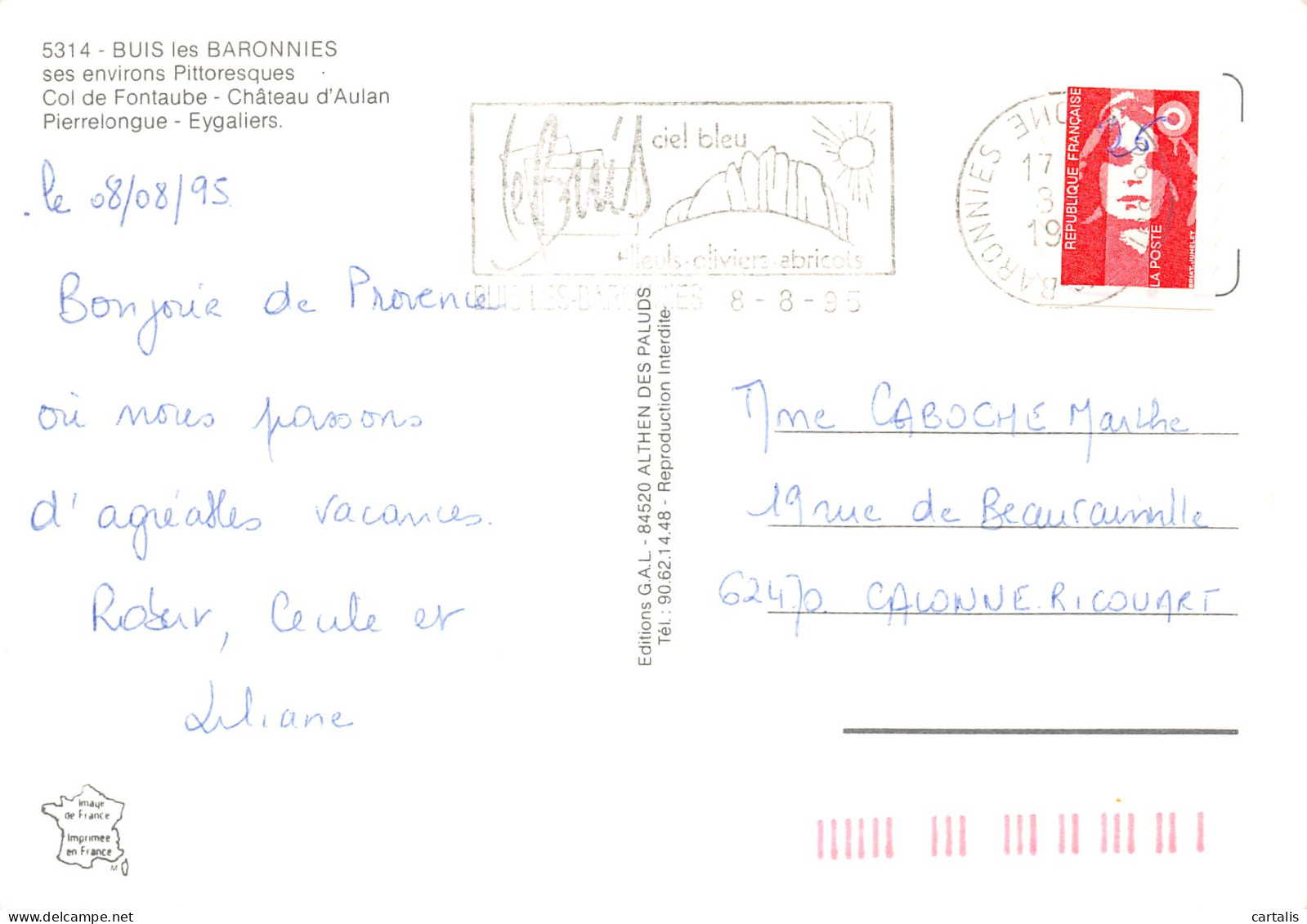 26-BUIS LES BARONNIES-N°3722-D/0347 - Buis-les-Baronnies