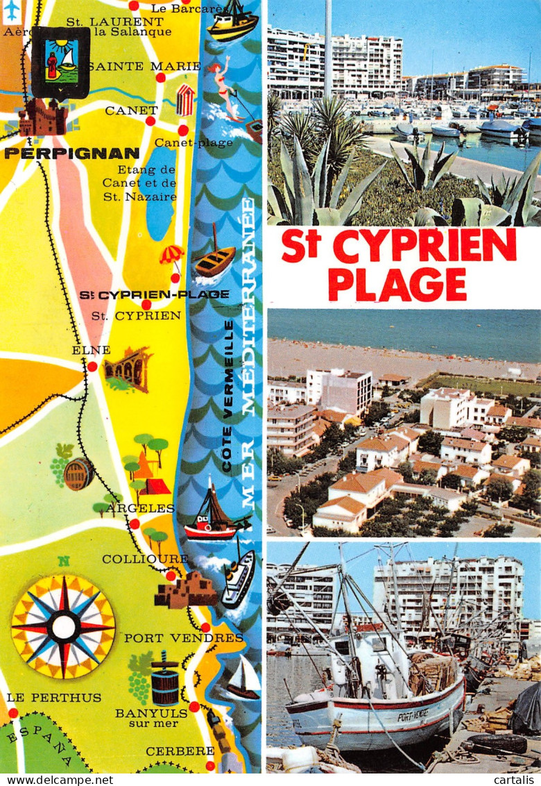 66-SAINT CYPRIEN PLAGE-N°3722-D/0179 - Saint Cyprien