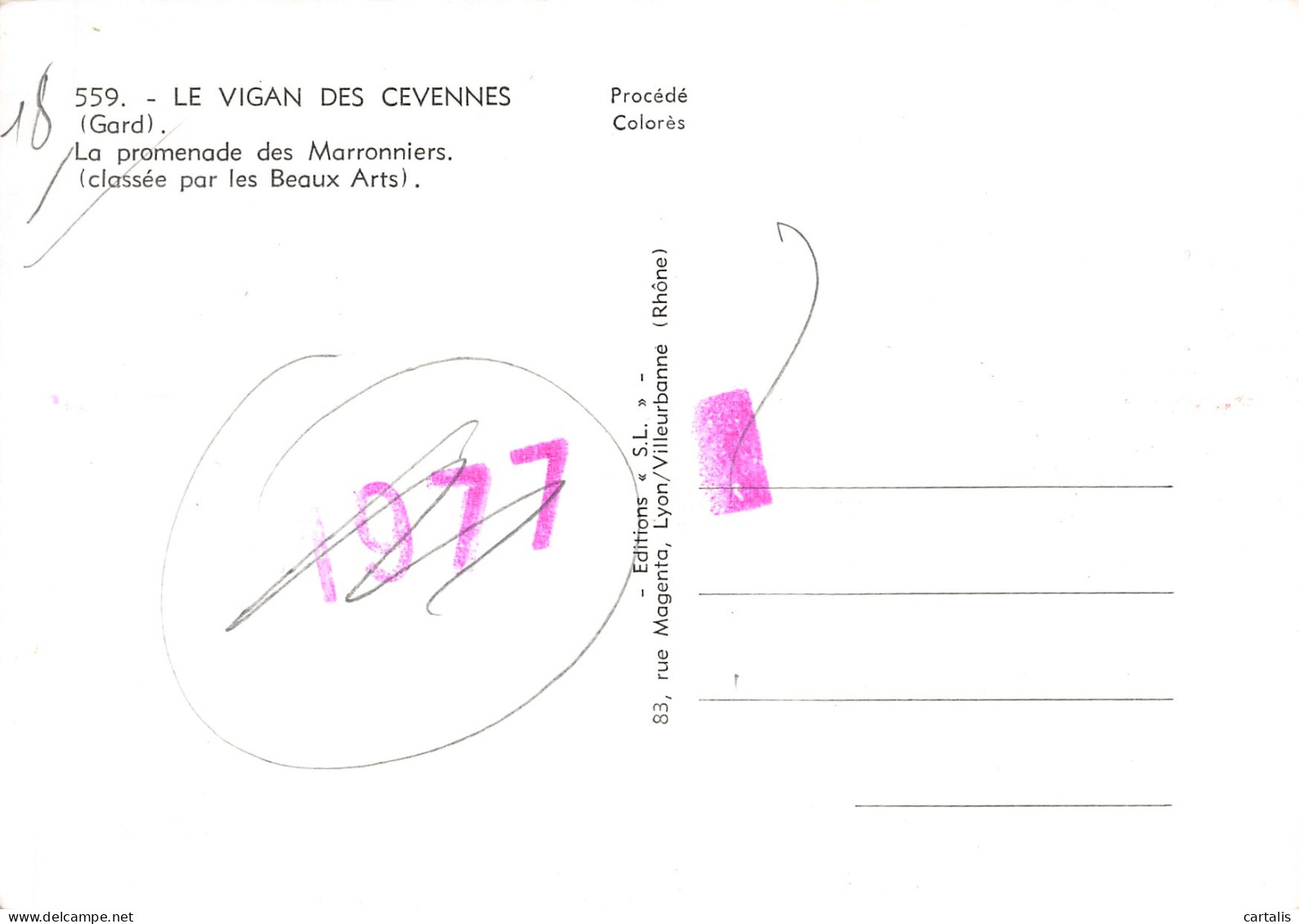 30-LE VIGAN DES CEVENNES-N°3722-C/0151 - Le Vigan