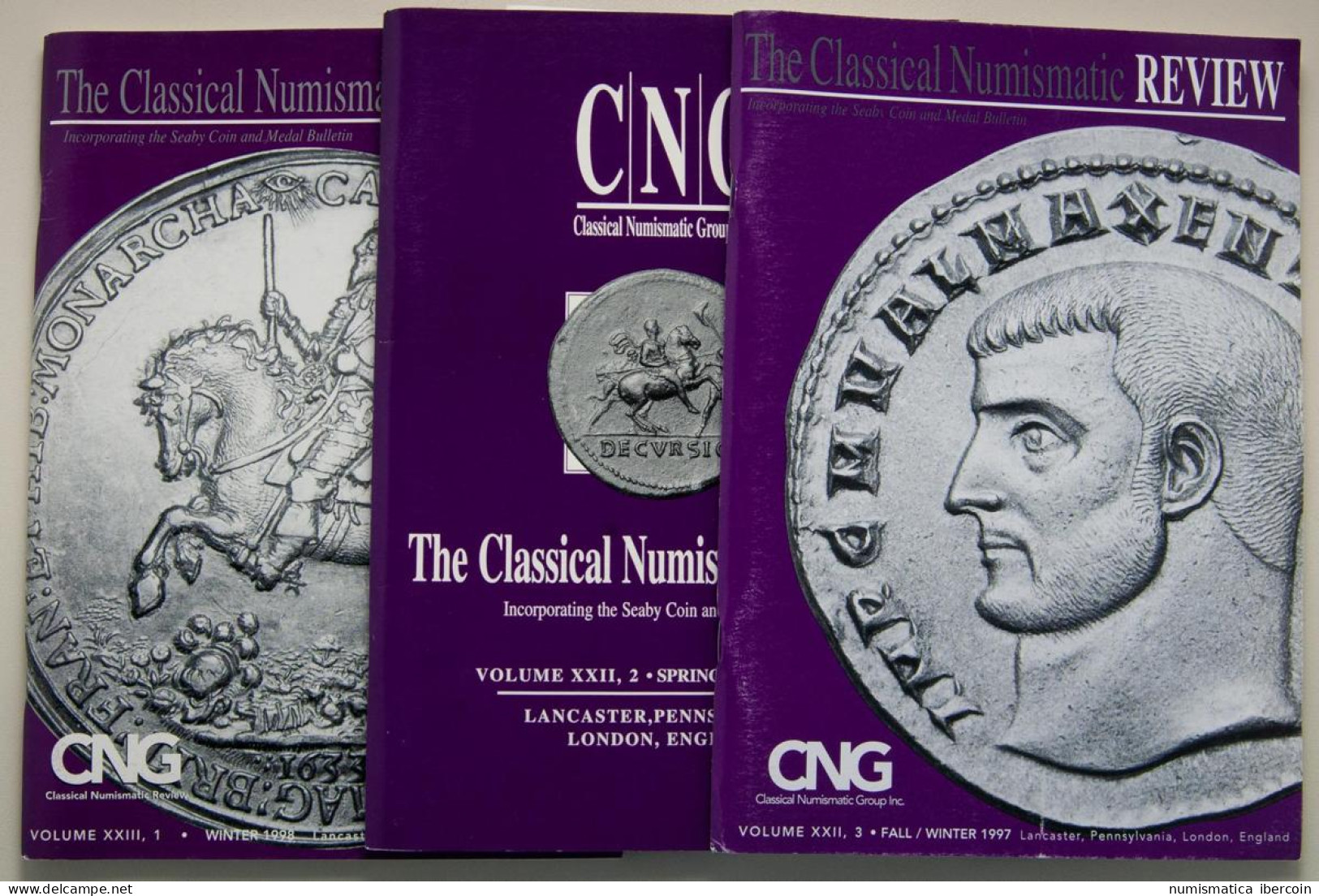 Conjunto De Tres Revistas: "The Classical Numismatic Review" Editadas Por: Clas - Literatur & Software