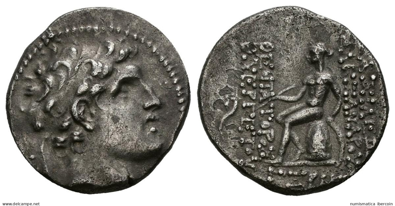 REINO SELEUCIDA, Alejandro I Balas. Dracma. (Ar. 3,93g/18mm). 150-145 A.C. Anti - Greek