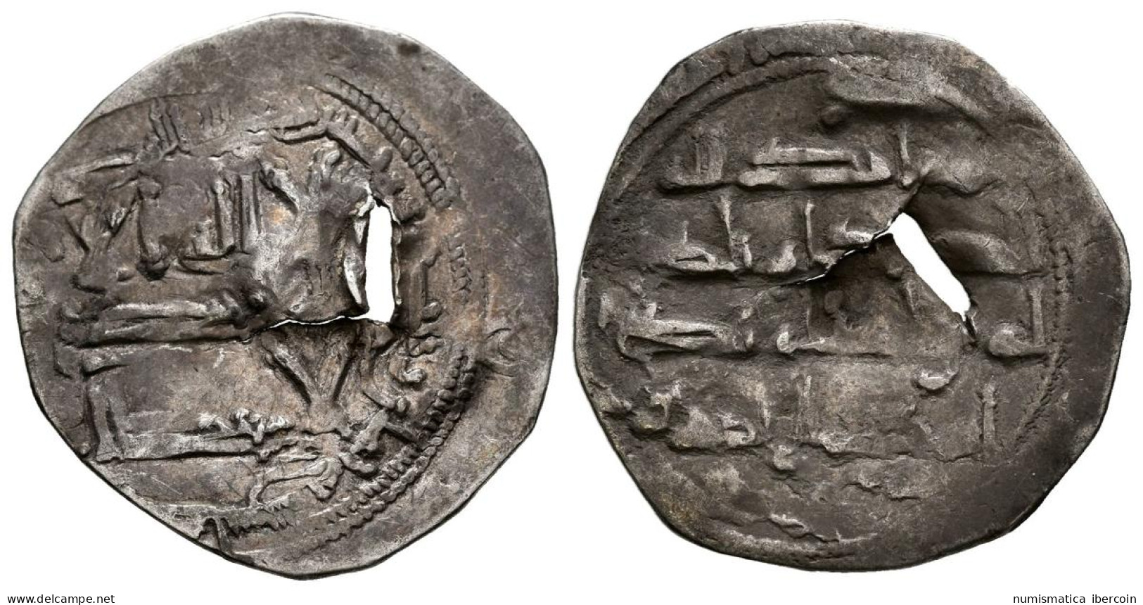 EMIRATO INDEPENDIENTE, Muhammad I. Dirham. (Ar. 1,81g/22mm). 238 H. Al-Andalus. - Islamische Münzen