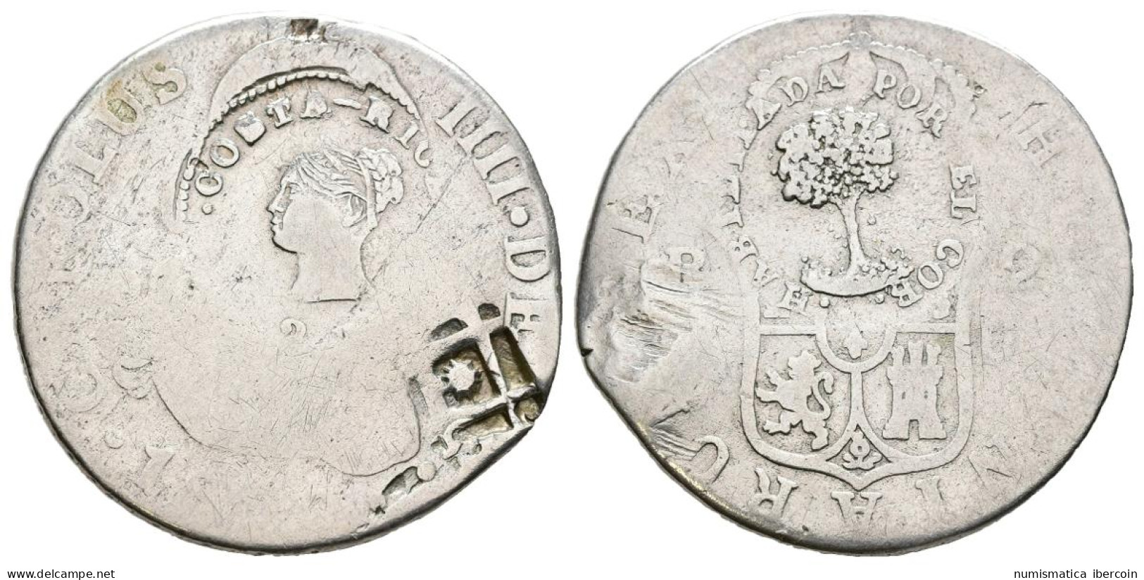 CARLOS IV (1788-1808). 2 Reales. (Ar. 5,52g/26mm). ¿1800?. ¿Sevilla CN?. (Cal-2 - Provinciale Munten