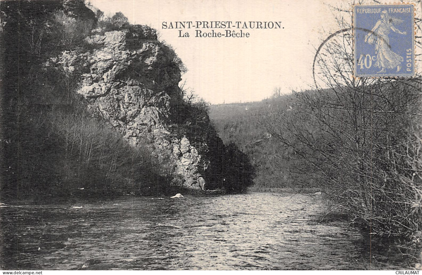 87-SAINT PRIEST TAURION-N°T5047-A/0037 - Saint Priest Taurion