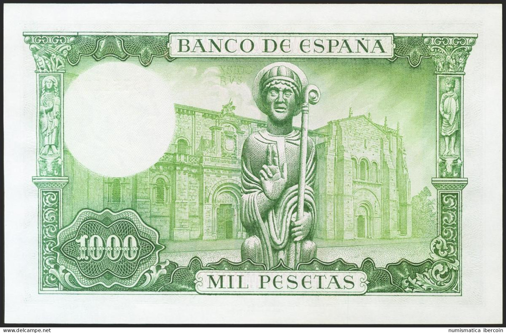 1000 Pesetas. 19 De Noviembre De 1965. Serie Y. (Edifil 2021: 471b). Apresto Or - Autres & Non Classés