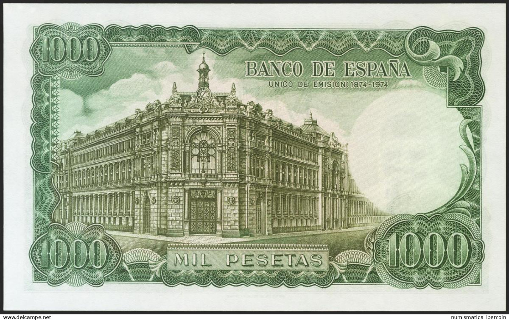 1000 Pesetas. 17 De Septiembre De 1971. Serie 2U. (Edifil 2021: 474c). Apresto  - Autres & Non Classés