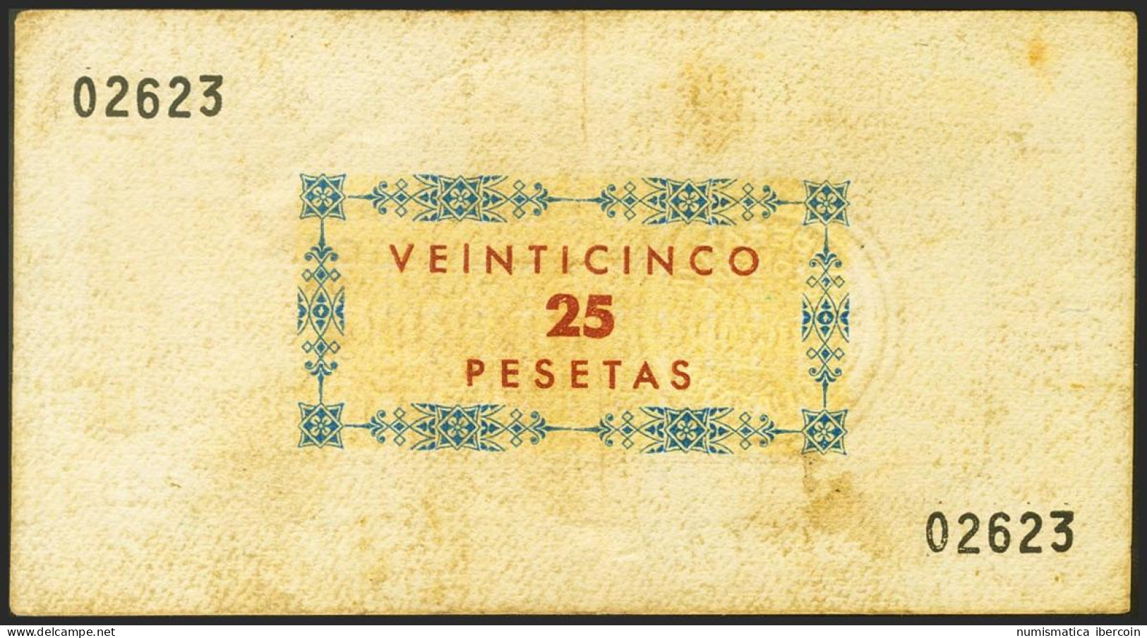 IGUALADA (BARCELONA). 25 Pesetas. 1 De Septiembre De 1961. Cooperativa De Consu - Otros & Sin Clasificación