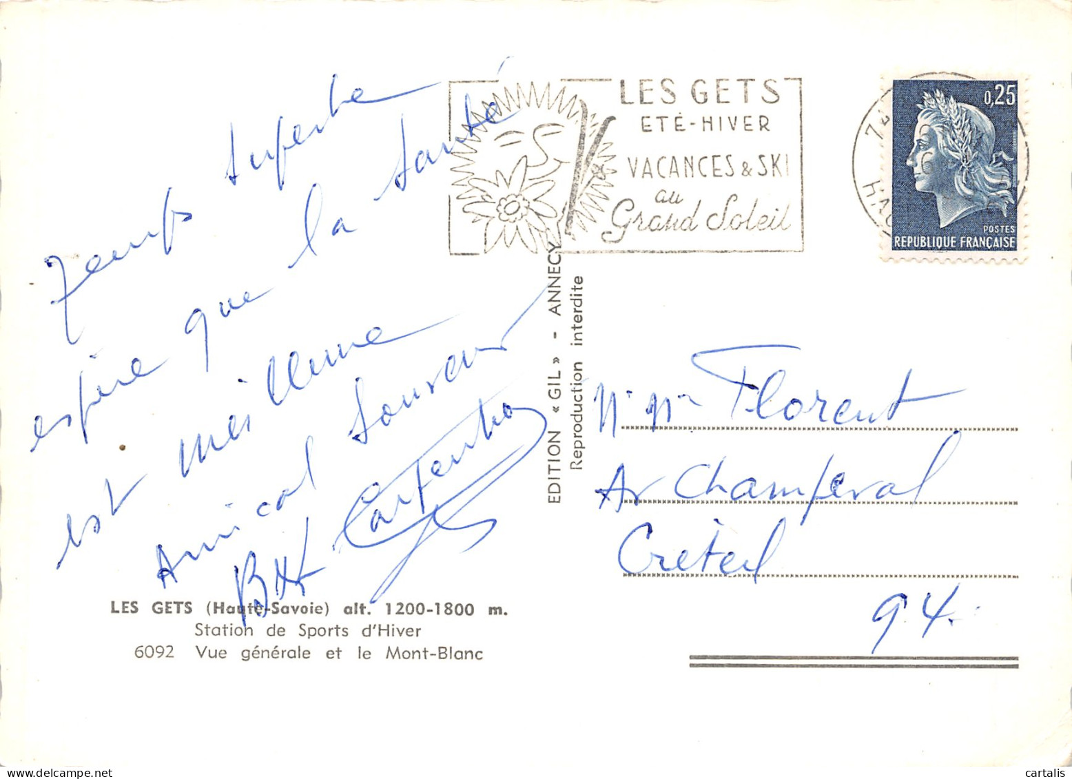 74-LES GETS-N°3724-B/0143 - Les Gets