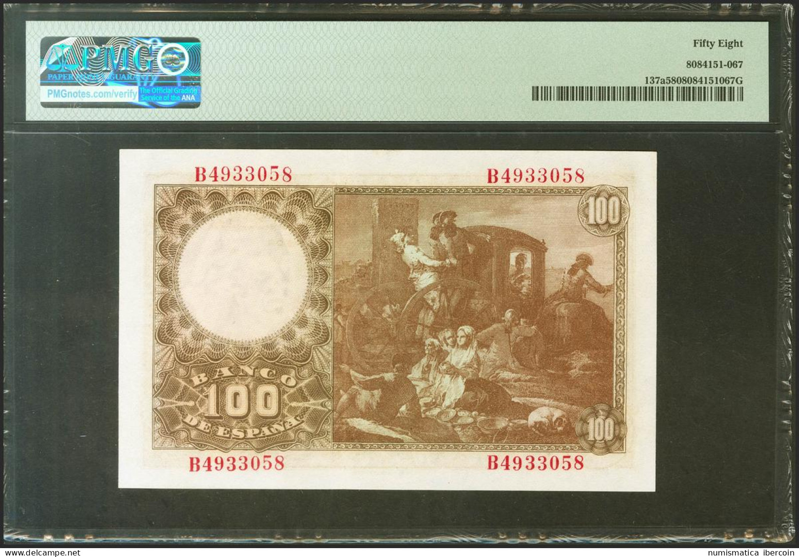 100 Pesetas. 2 De Mayo De 1948. Serie B. (Edifil 2021: 456a). Inusual En Esta C - Otros & Sin Clasificación