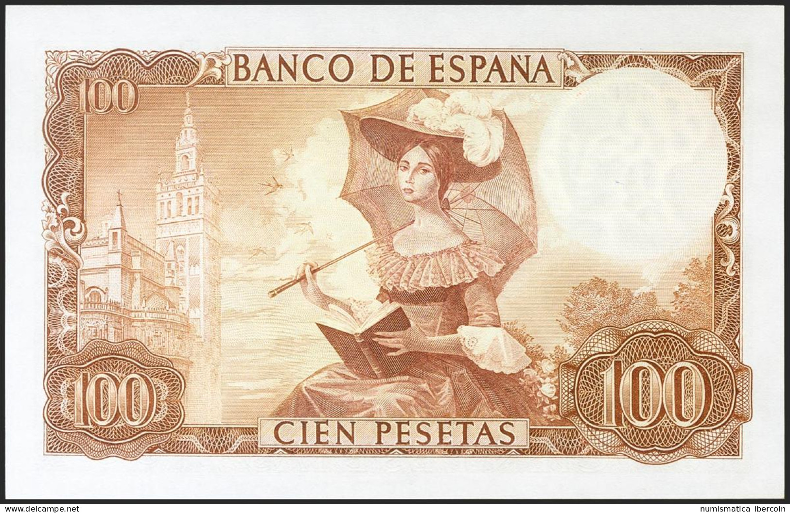 100 Pesetas. 19 De Noviembre De 1965. Serie 1E. (Edifil 2021: 470a). Apresto Or - Andere & Zonder Classificatie