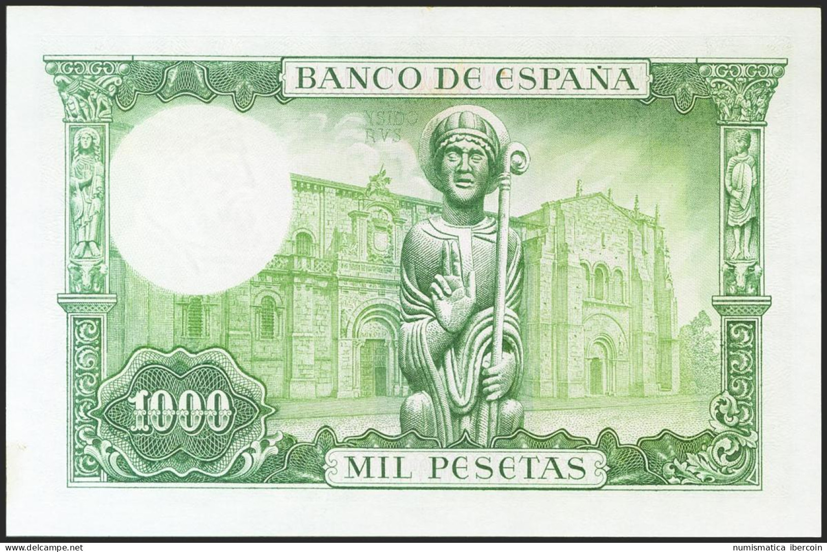 1000 Pesetas. 19 De Noviembre De 1965. Serie Z. (Edifil 2021: 471b). Apresto Or - Andere & Zonder Classificatie