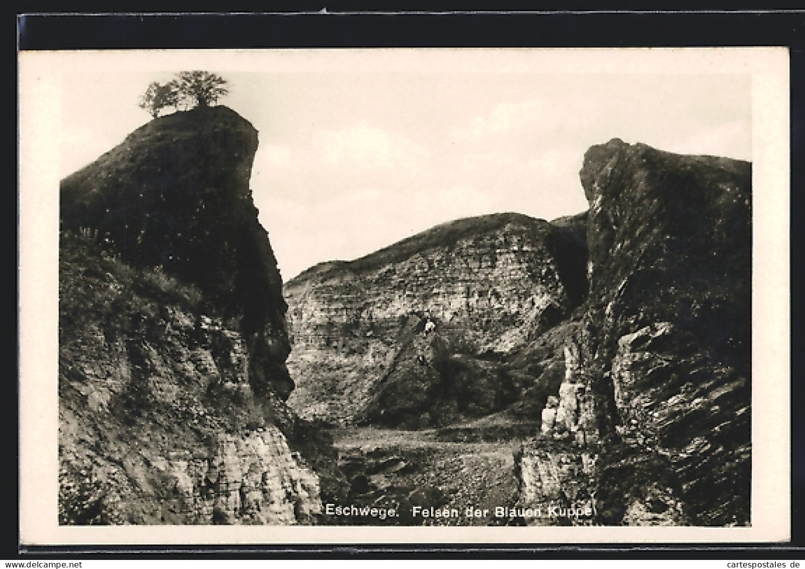 AK Eschwege, Felsen Der Blauen Kuppel  - Bergbau