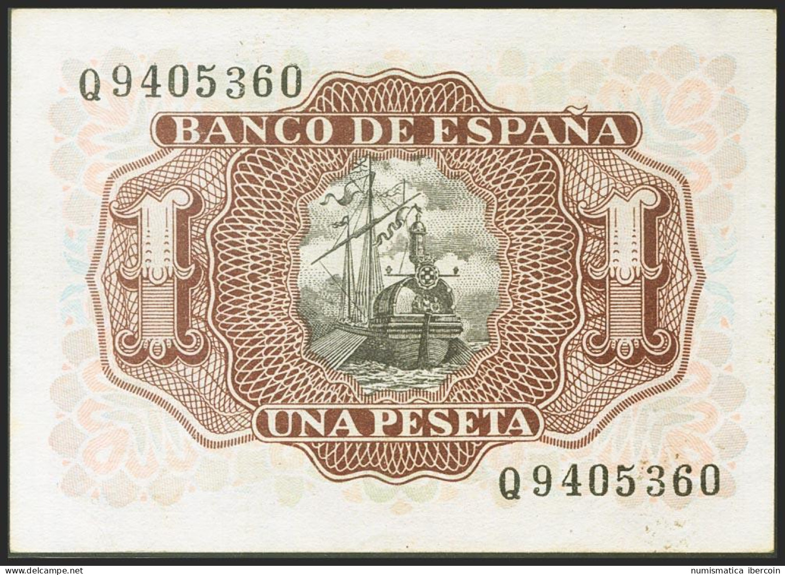 1 Peseta. 22 De Julio De 1953. Serie Q. (Edifil 2021: 465a). Conserva La Mayor  - Sonstige & Ohne Zuordnung