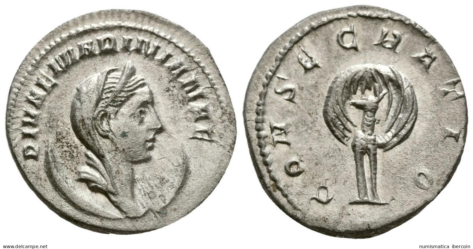 DIVA MARINIANA. Antoniniano. (Ve. 3,82g/22mm). 256-257 D.C. Roma. (RIC 3). Anv: - The Military Crisis (235 AD To 284 AD)