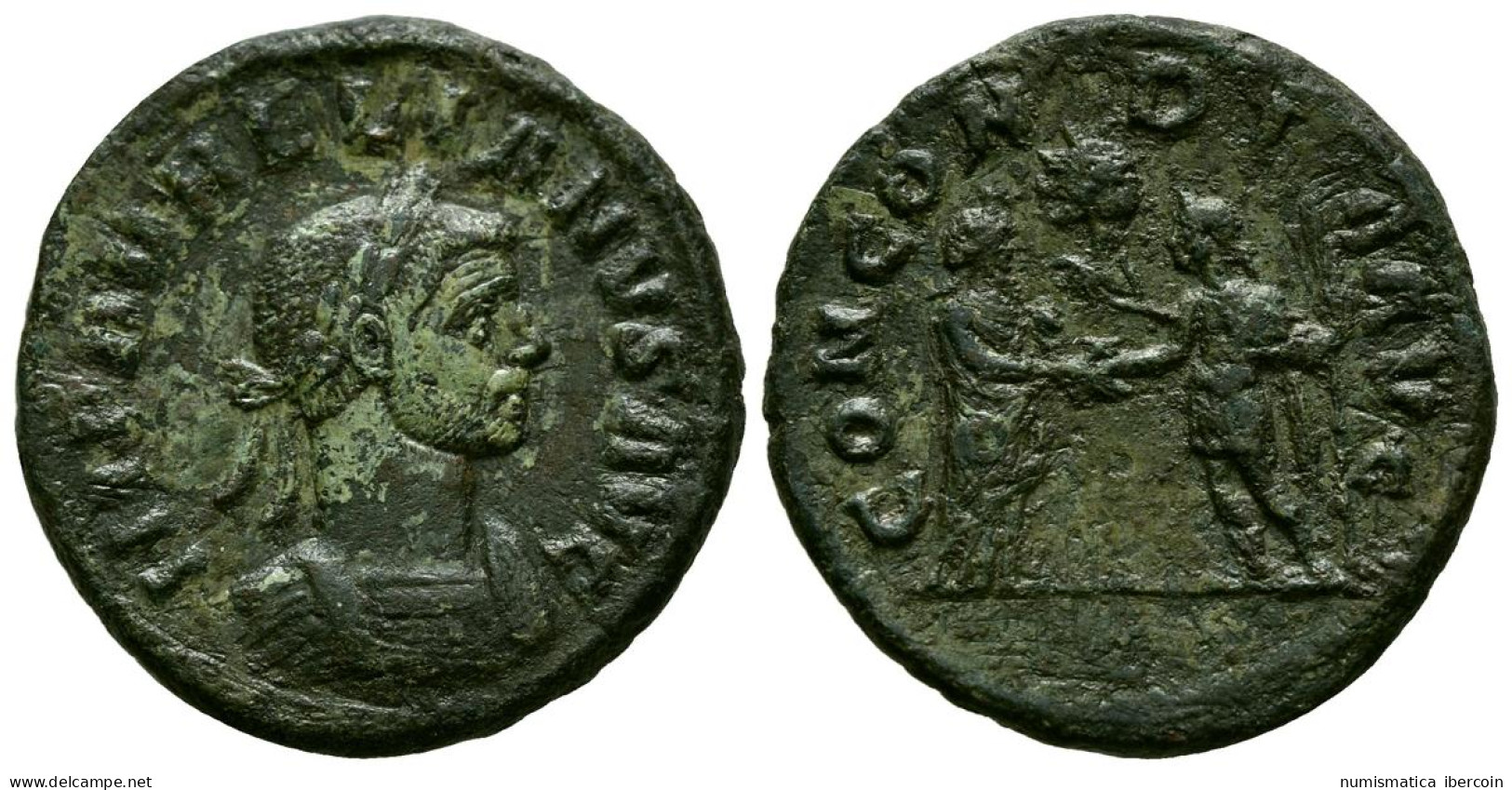 AURELIANO. As. (Ae. 7,47g/24mm). 275 D.C. Roma. (RIC 80). Anv: Busto Laureado Y - The Military Crisis (235 AD To 284 AD)