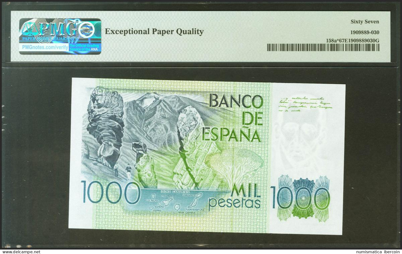 1000 Pesetas. 23 De Octubre De 1979. Serie Especial 9A. (Edifil 2021: 477b, Pic - Andere & Zonder Classificatie