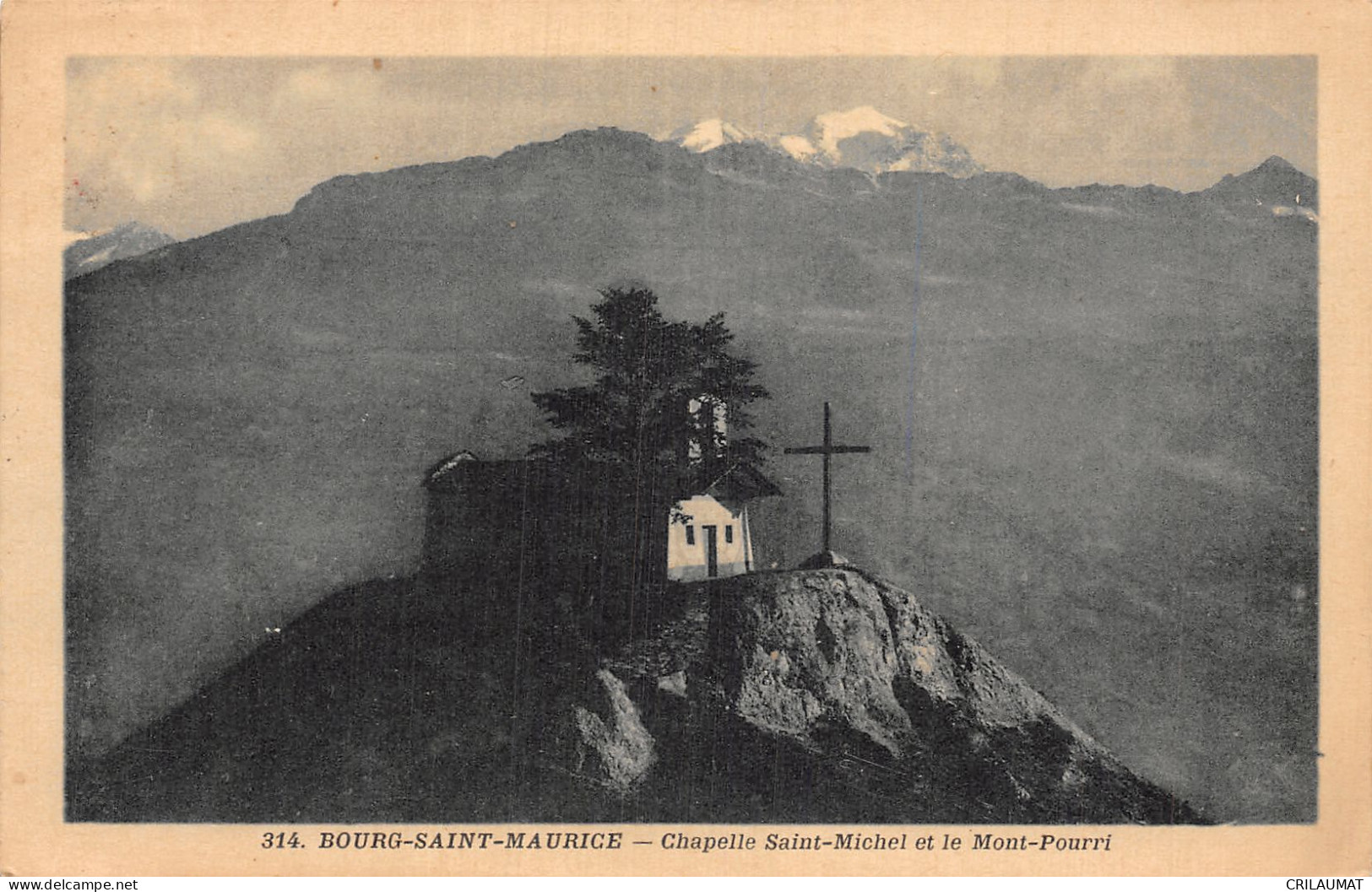 73-BOURG SAINT MAURICE CHAPELLE SAINT MICHEL ET LE MONT POURRI-N°T5048-A/0327 - Bourg Saint Maurice