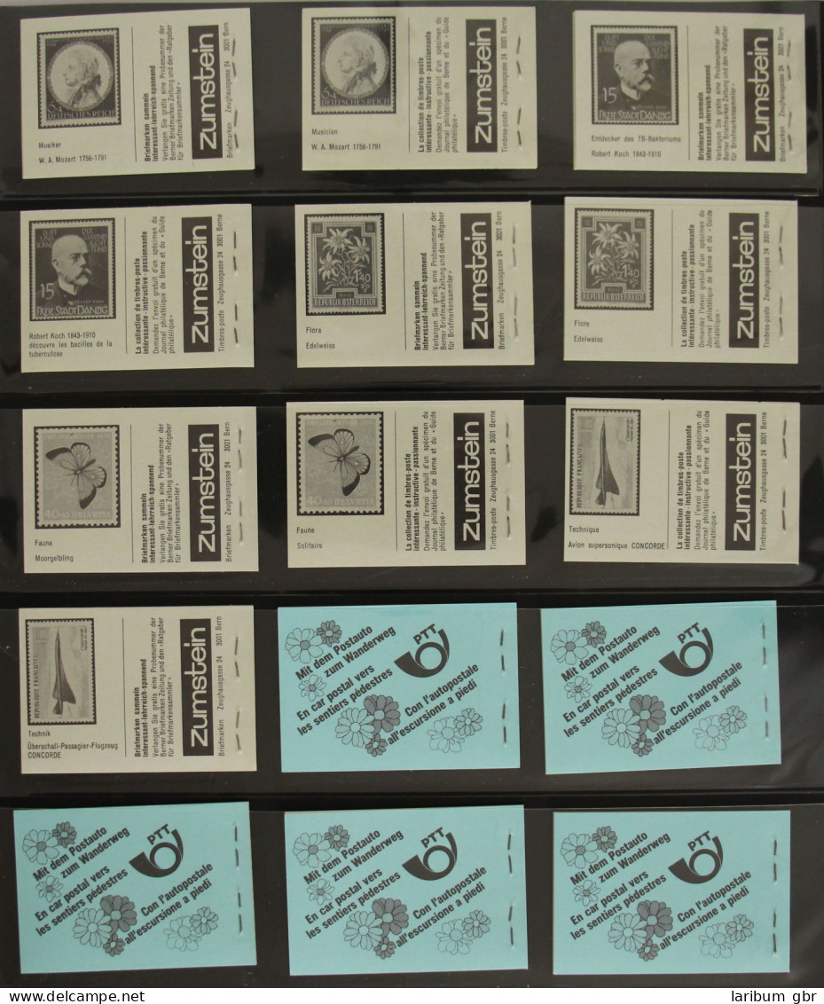 Schweiz MH 0-72 Postfrisch Mit Allen 45 Deckelvarianten #HC936 - Booklets
