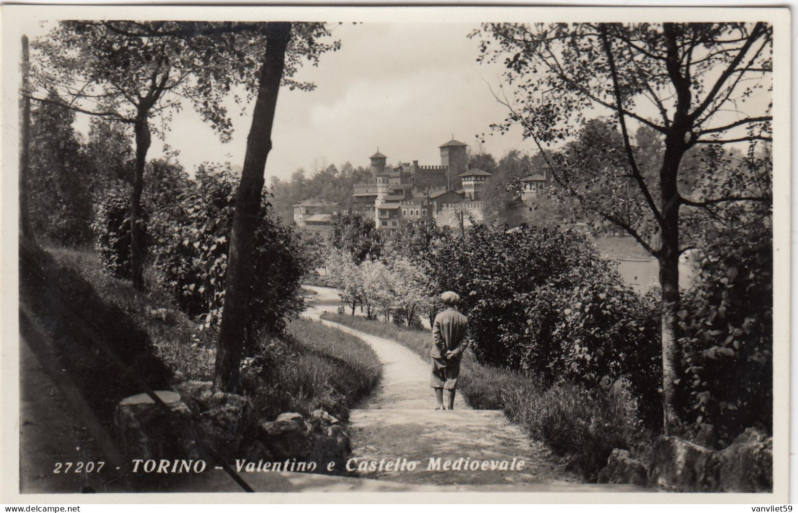 TORINO-2  CARTOLINE VERA FOTOGRAFIA   NON VIAGGIATE-1935 1940 - Parken & Tuinen