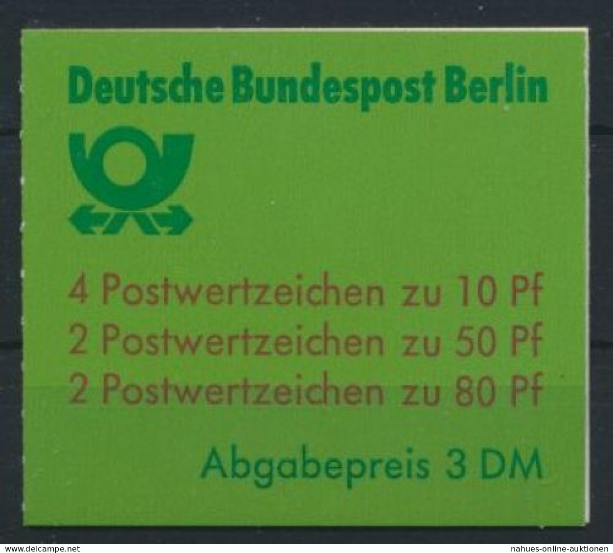 Berlin Markenheftchen 14 OZ Sehenswürdigkeiten 1989 Luxus Postfrisch Kat.28,00 - Booklets