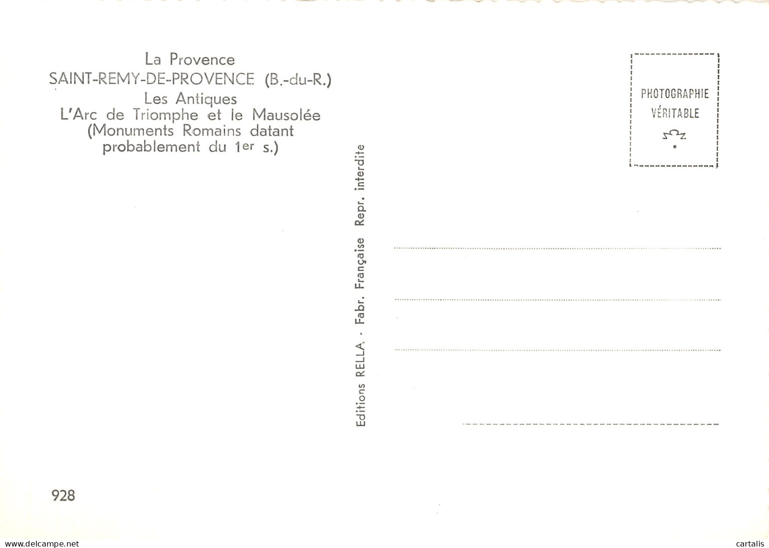 13-SAINT REMY DE PROVENCE-N°3726-B/0053 - Saint-Remy-de-Provence