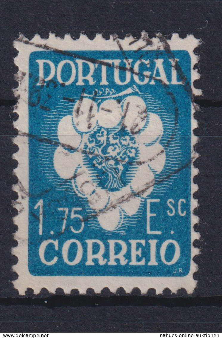 Portugal 605 Höchstwert 1,75 E Winzerkongress 1938 Gestempelt Kat.-Wert 38,00 - Lettres & Documents