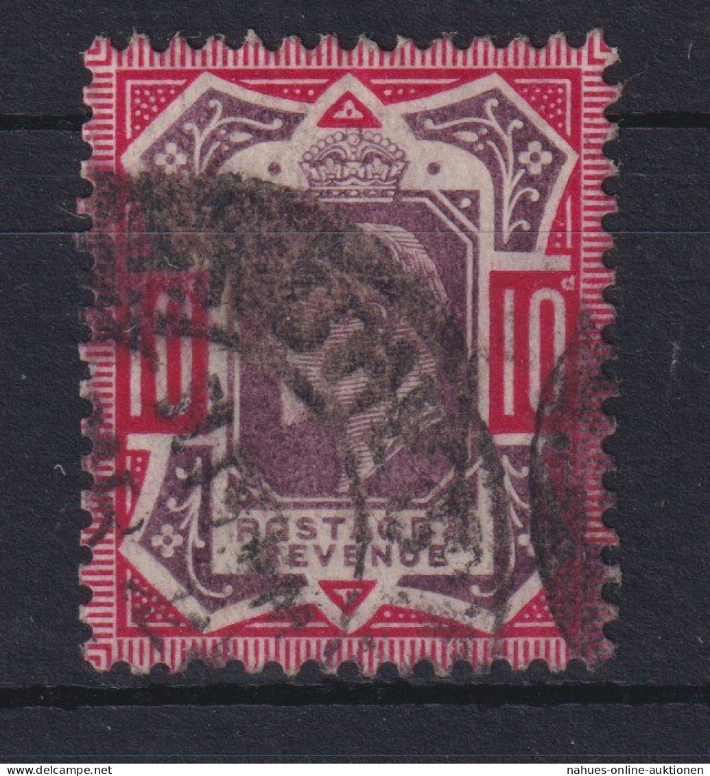 Großbritannien 113 A König Edward VII. 10 Pence 1902 Gestempelt - Storia Postale