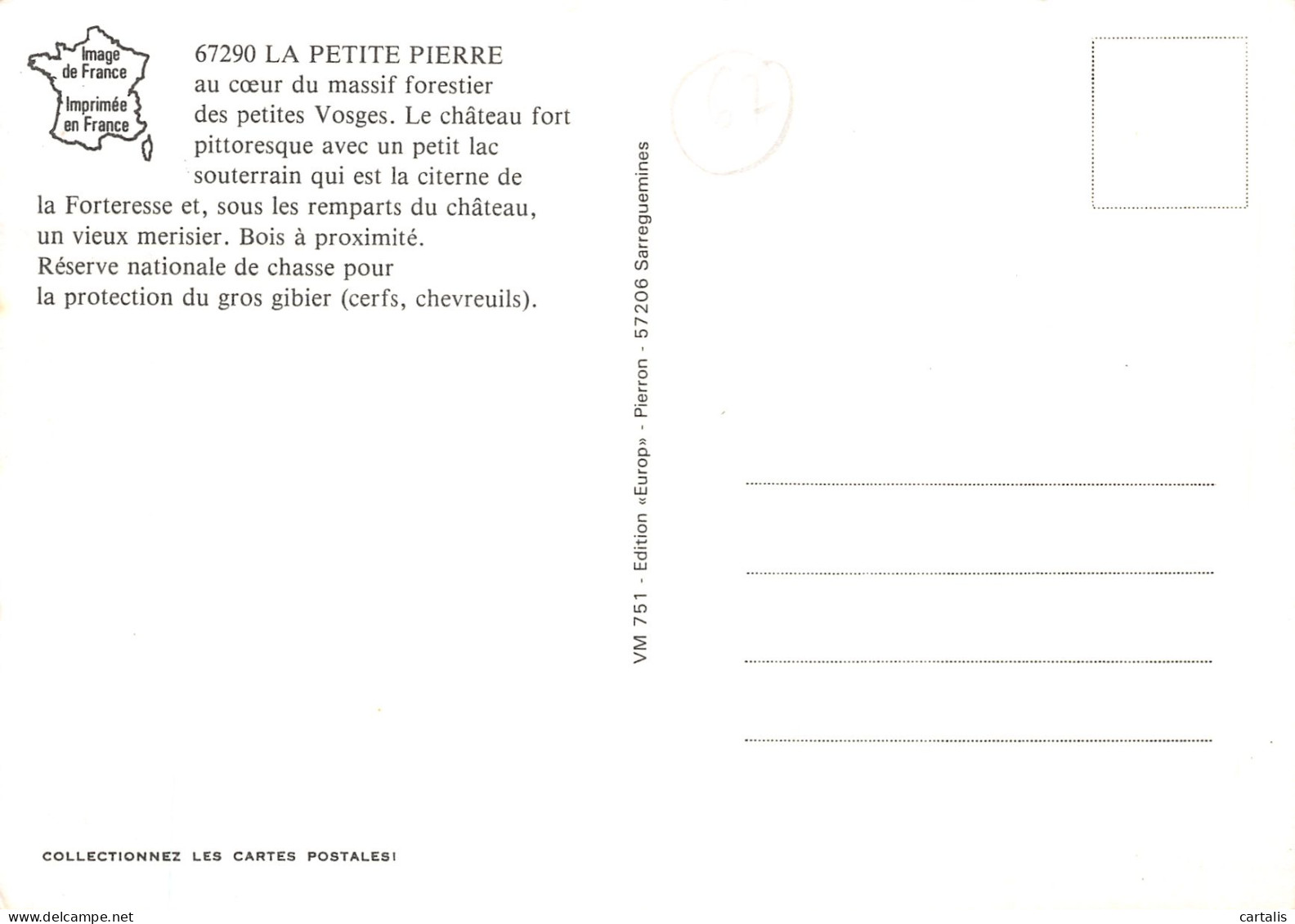 67-LA PETITE PIERRE-N°3726-A/0159 - La Petite Pierre