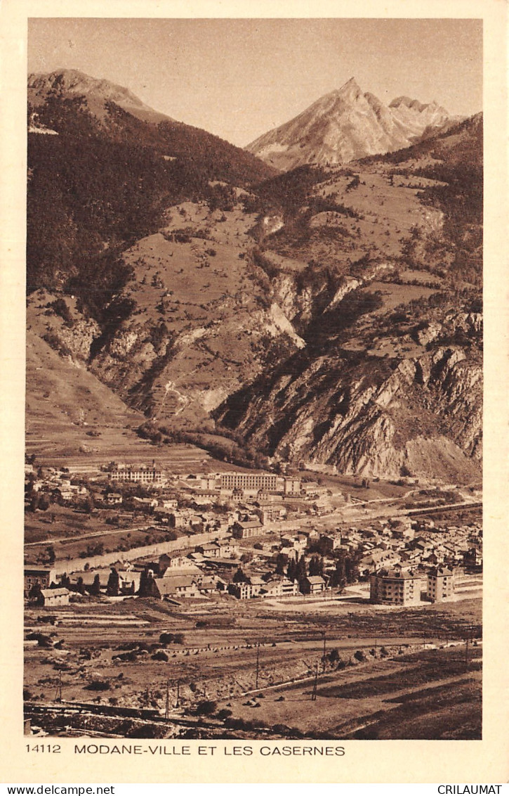 73-MODANE VILLE ET LES CASERNES-N°T5048-C/0015 - Modane