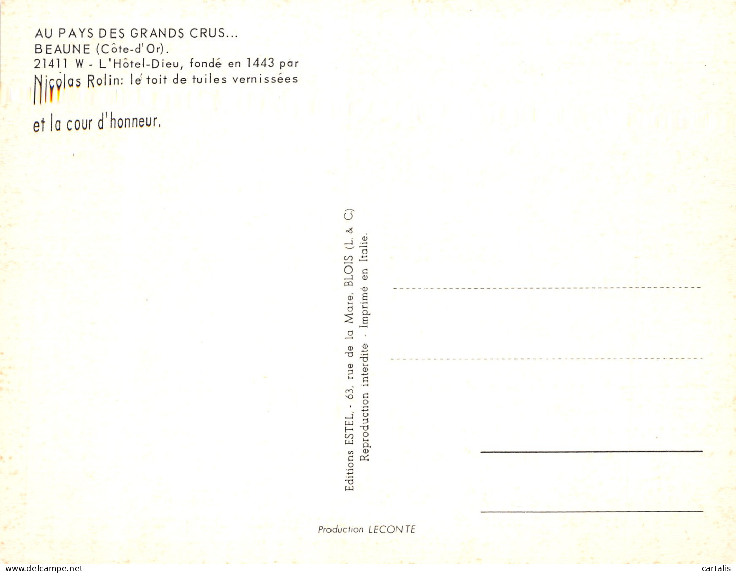 21-BEAUNE-N°3726-D/0095 - Beaune