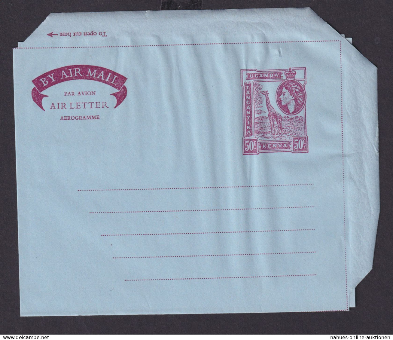 Flugpost Airmail Kenia Kenya Uganda Tanganyika Afrika Ganzsache Postal - Kenya (1963-...)