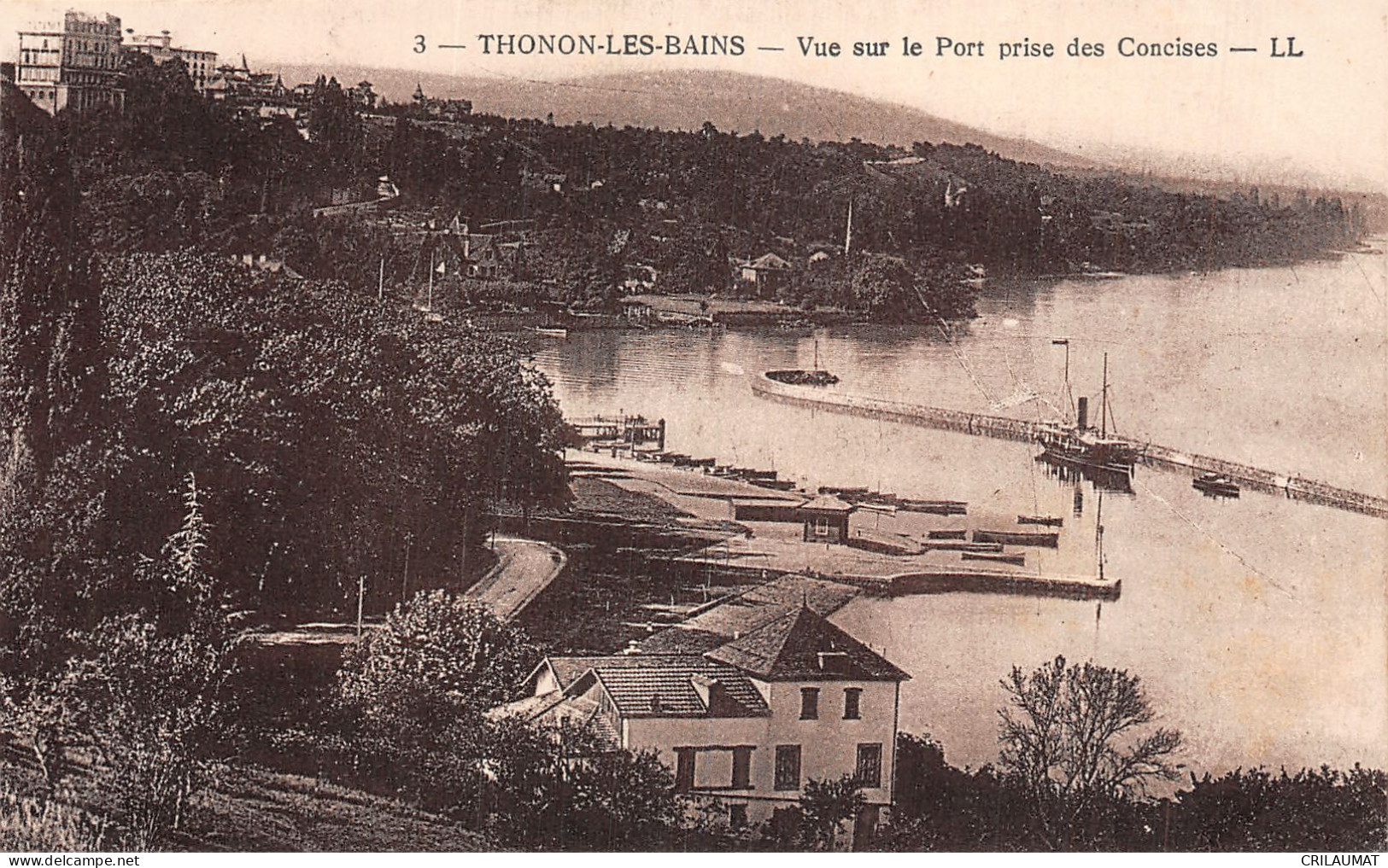 74-THONON LES BAINS-N°T5048-H/0227 - Thonon-les-Bains