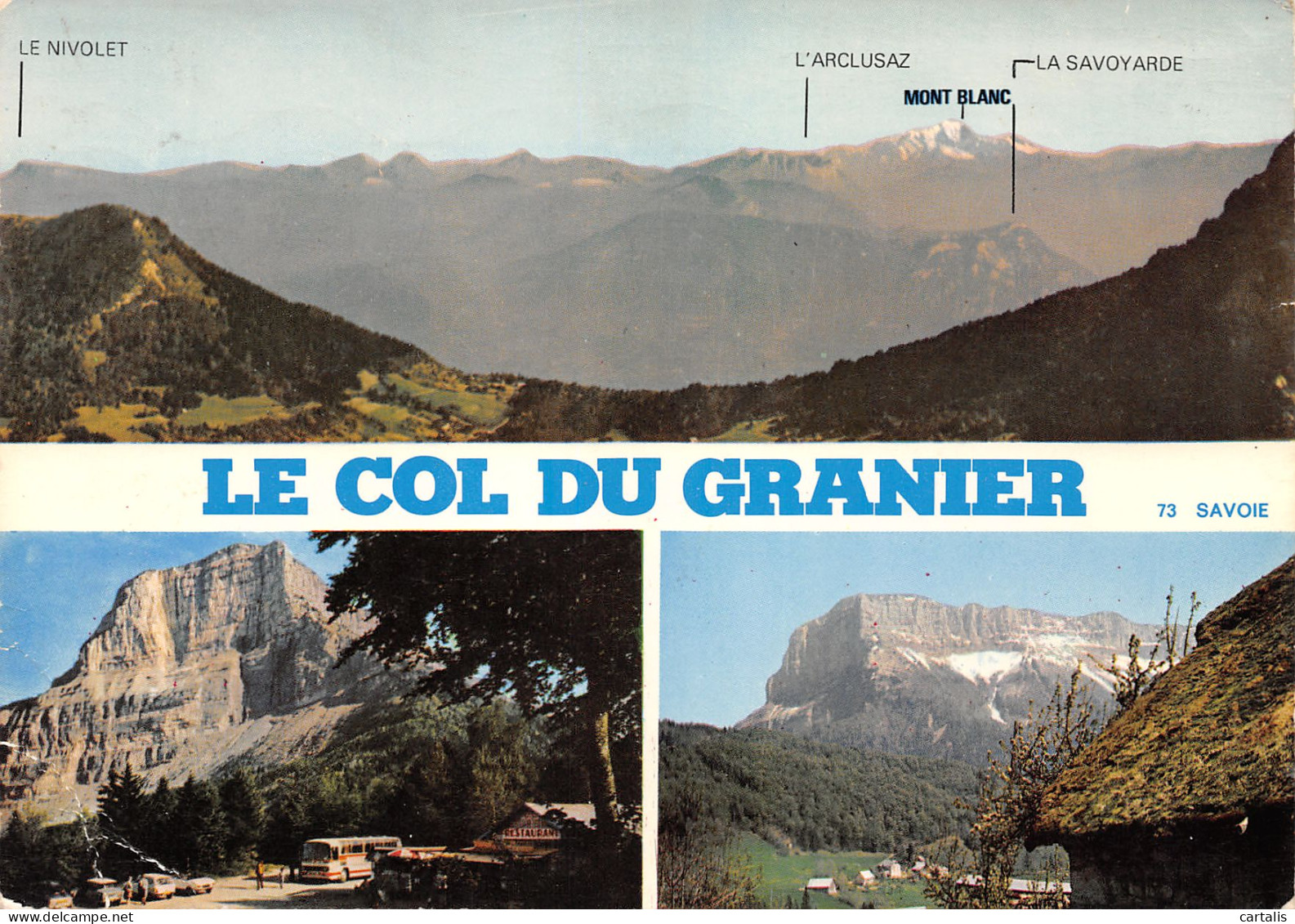 73-LE COL DU GRANIER-N°3728-B/0059 - Autres & Non Classés