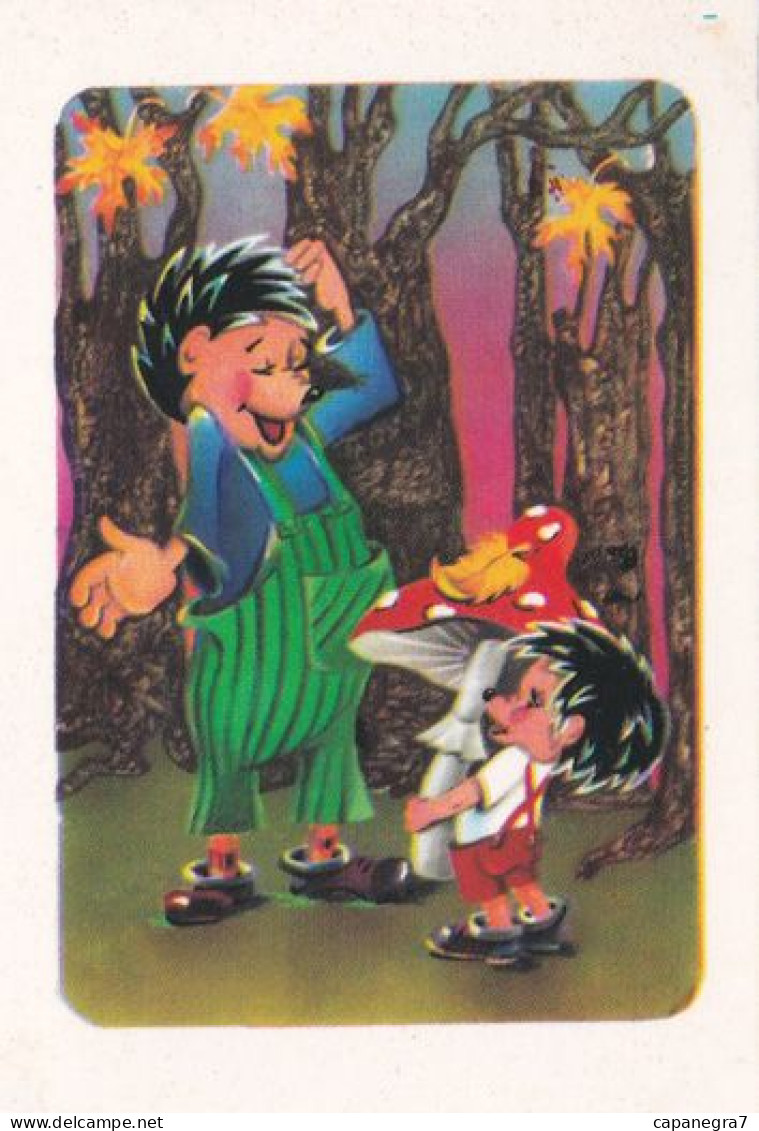 Toadstool And Hedgehog, Mushroom,  Ukraine, 1986 - Petit Format : 1981-90