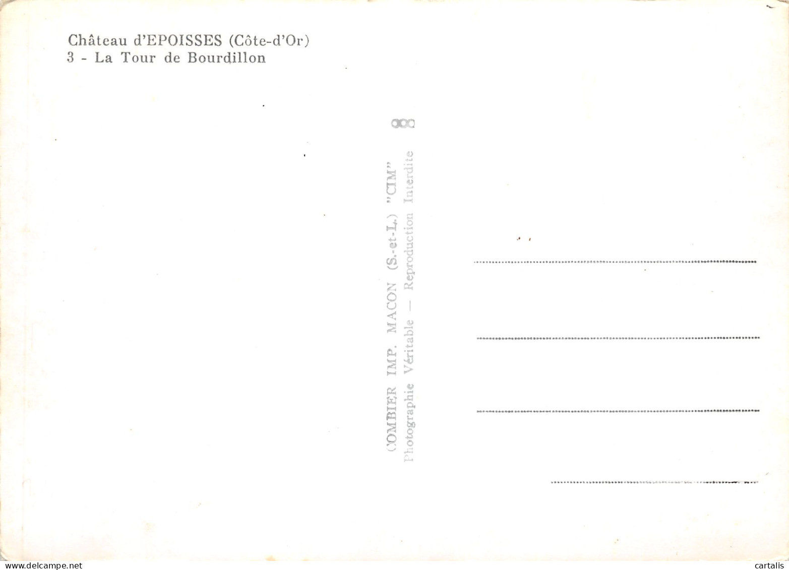 21-EPOISSES-N°3729-B/0275 - Autres & Non Classés