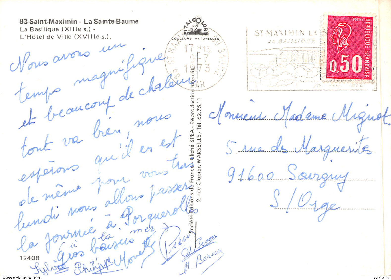 83-SAINT MAXIMIN LA SAINTE BAUME-N°3729-B/0069 - Saint-Maximin-la-Sainte-Baume