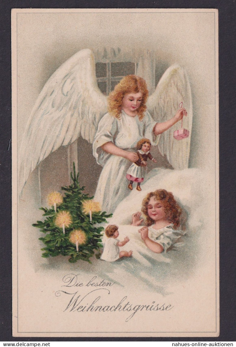 Weihnachten Ansichtskarte Künstlerkarte Weihnachtsgruß - Autres & Non Classés