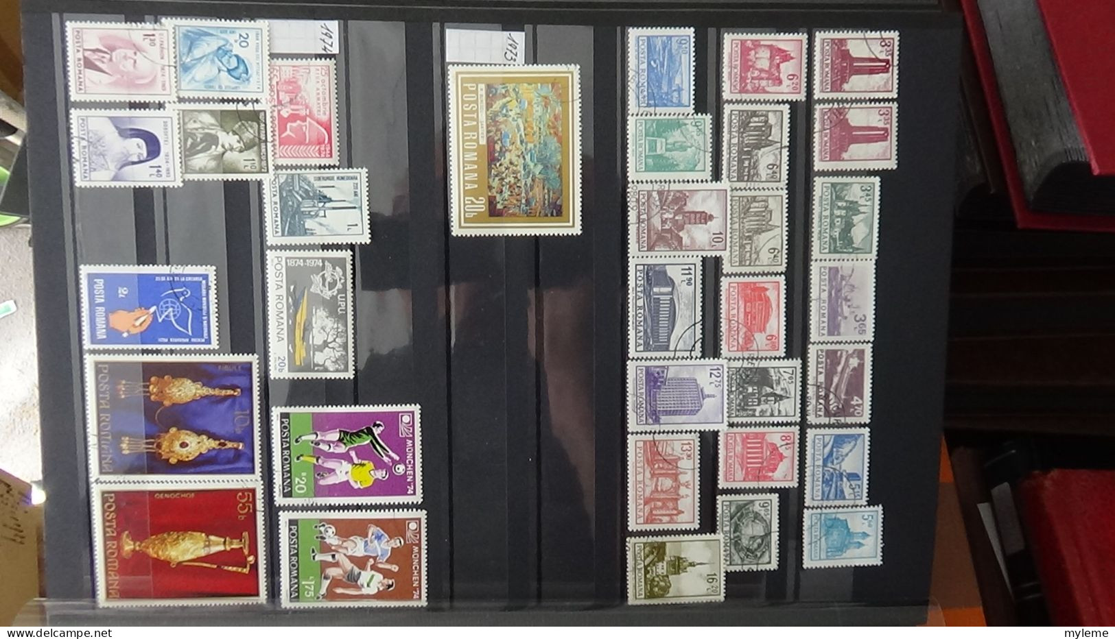 BF26 Ensemble de timbres de divers pays + Mouchons N° 116 + 117 + 118 **. Cote 985 euros