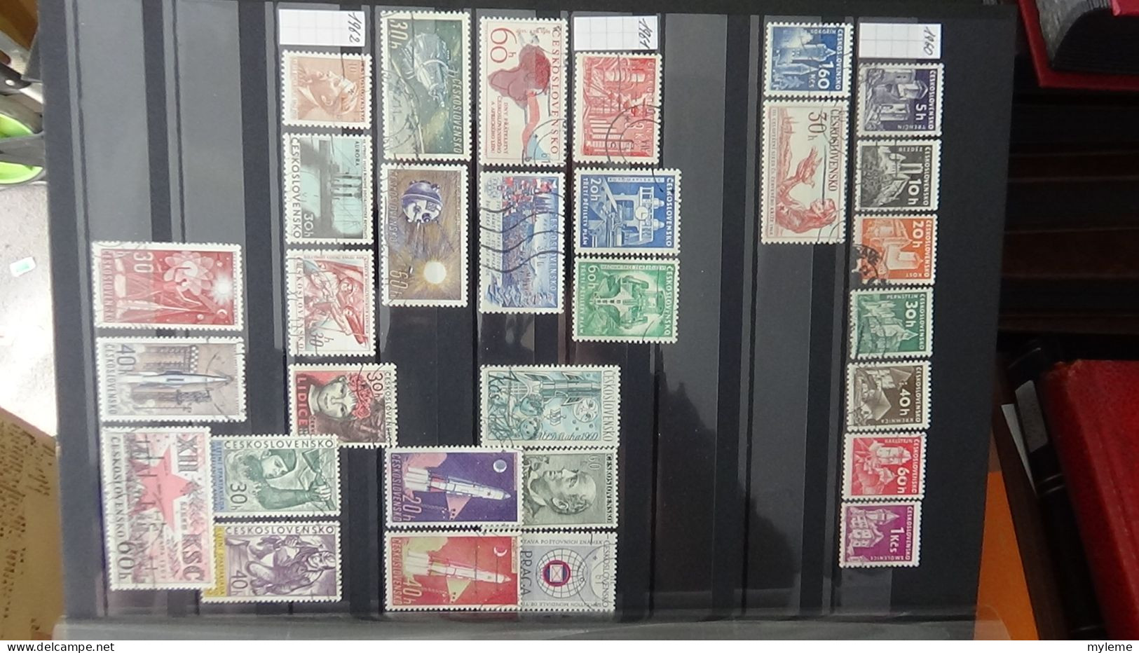 BF26 Ensemble de timbres de divers pays + Mouchons N° 116 + 117 + 118 **. Cote 985 euros