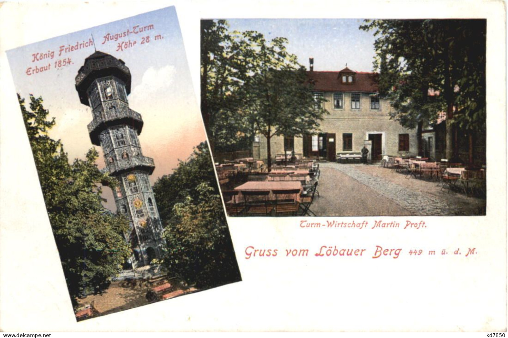 Löbau In Sachsen - Gruss Vom Löbauer Berg - Loebau