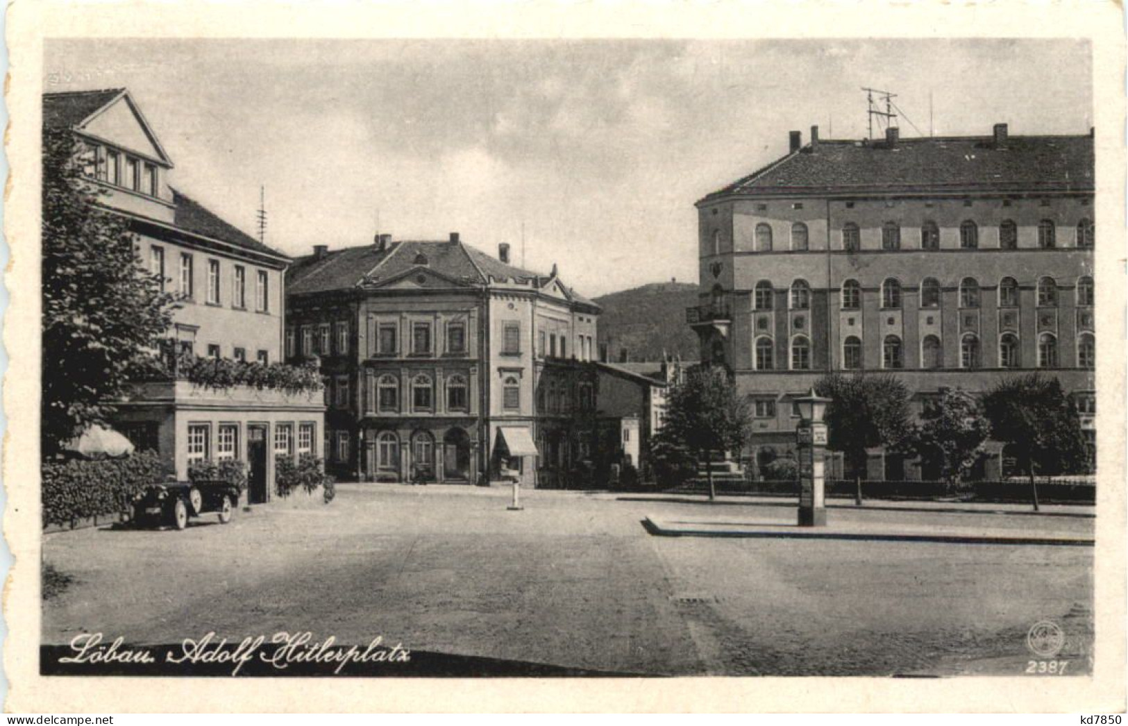 Löbau In Sachsen - Adolf Hitlerplatz - Loebau