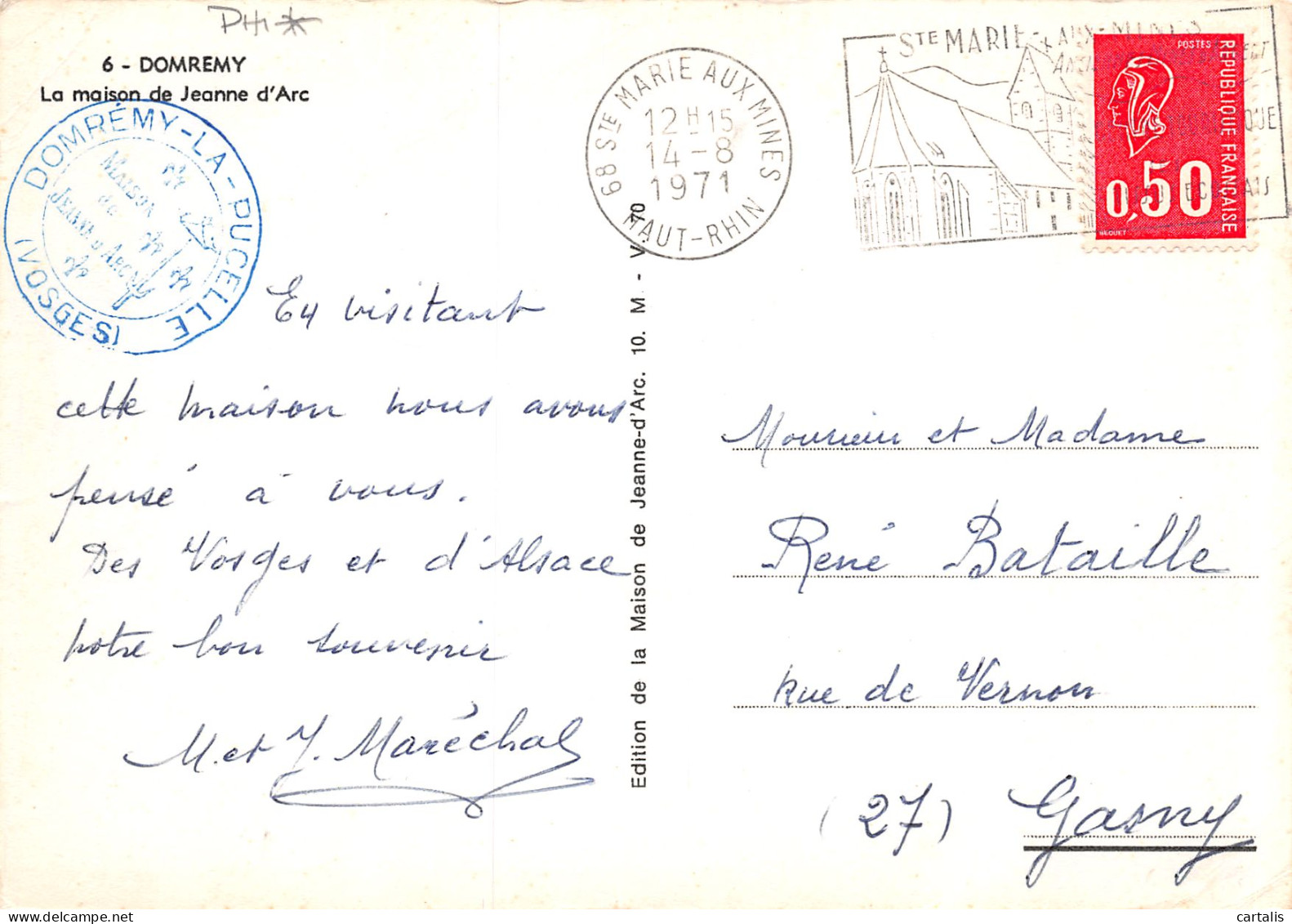 88-DOMREMY-N°3730-A/0337 - Domremy La Pucelle