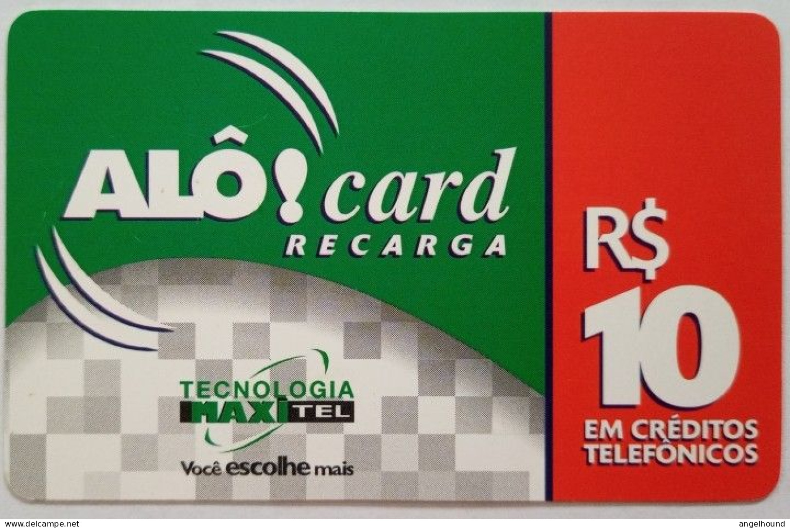 Brazil  Maxitel R$10 - Alo Card - Brésil