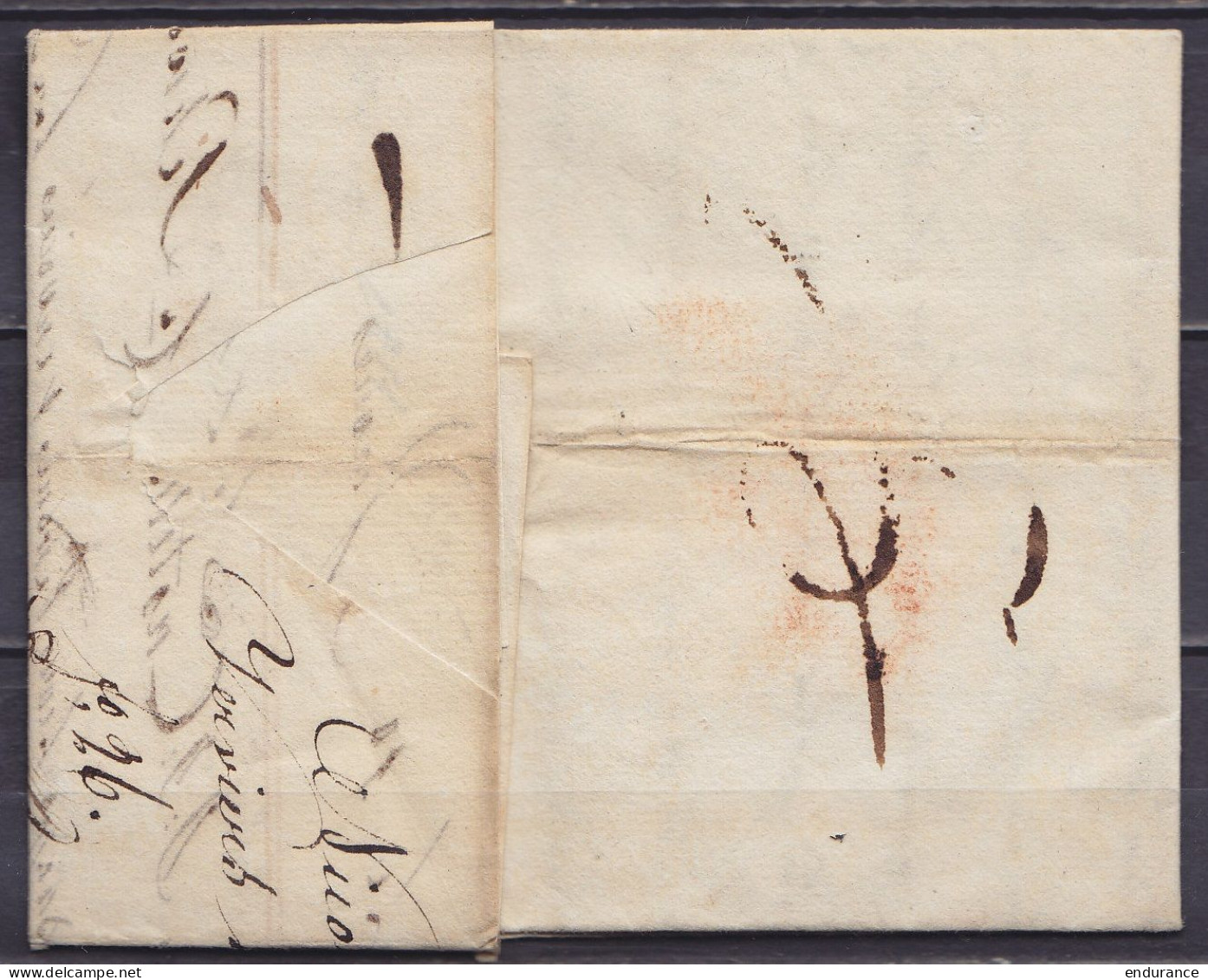 L. Datée 10 Novembre 1811 De VERVIERS Pour SCHWEITZ Suisse - Griffe Date "10 Novembre /1811" & "96/ VERVIERS" - Diverses - 1794-1814 (Französische Besatzung)