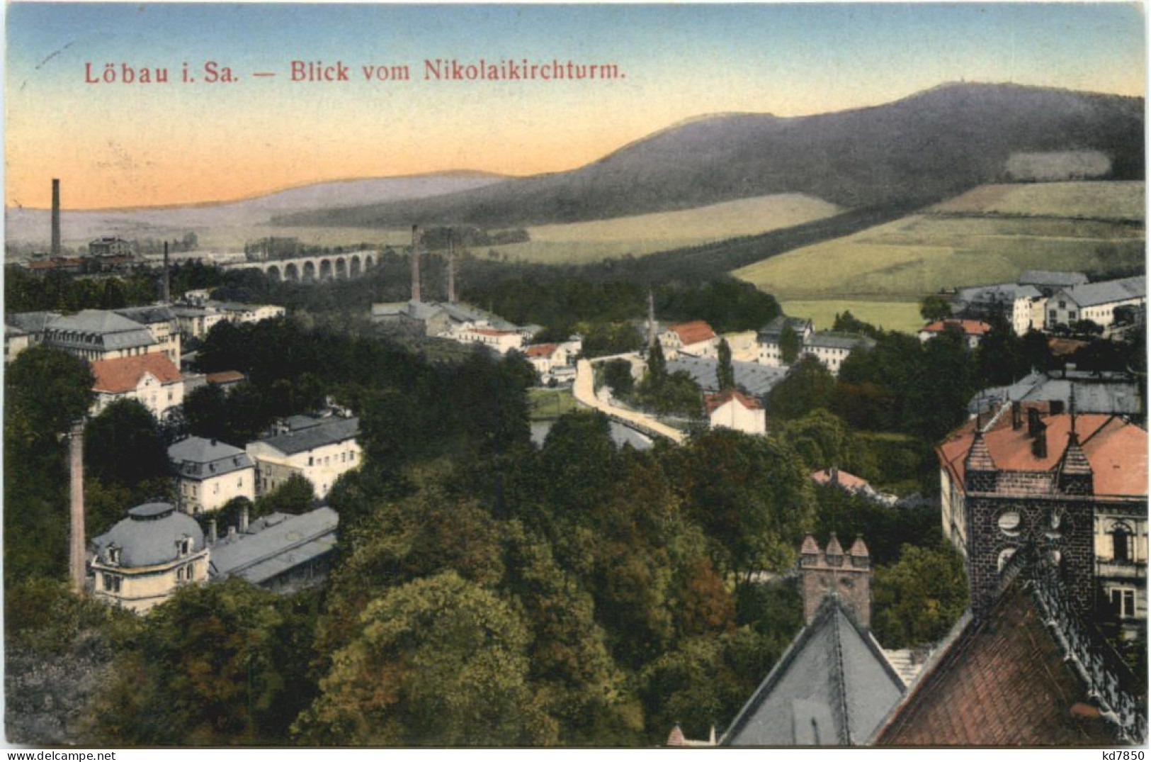 Löbau In Sachsen - Blick Vom Nikolaikirchturm - Loebau