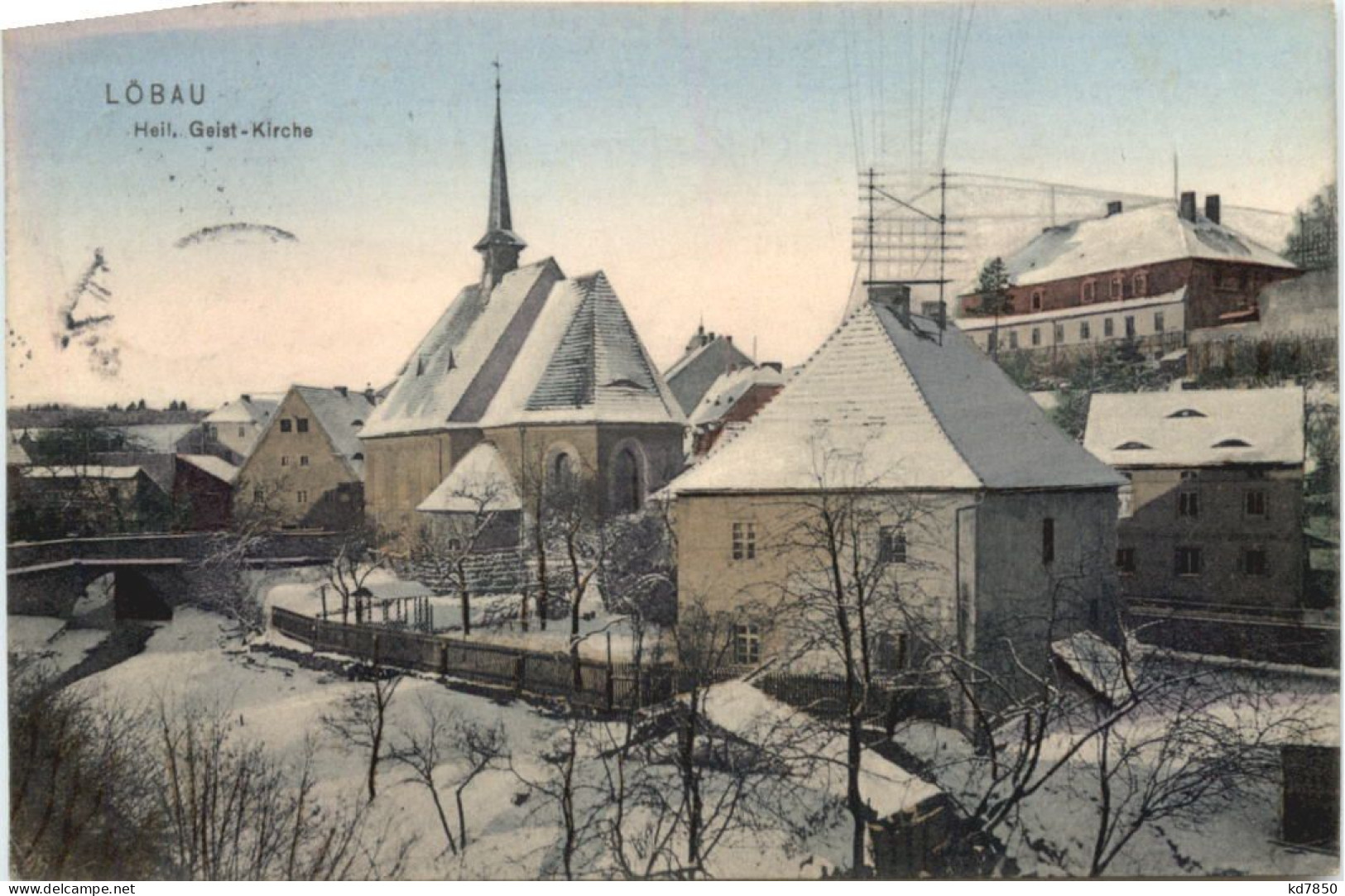 Löbau In Sachsen - Heil. Geist Kirche Im Winter - Loebau