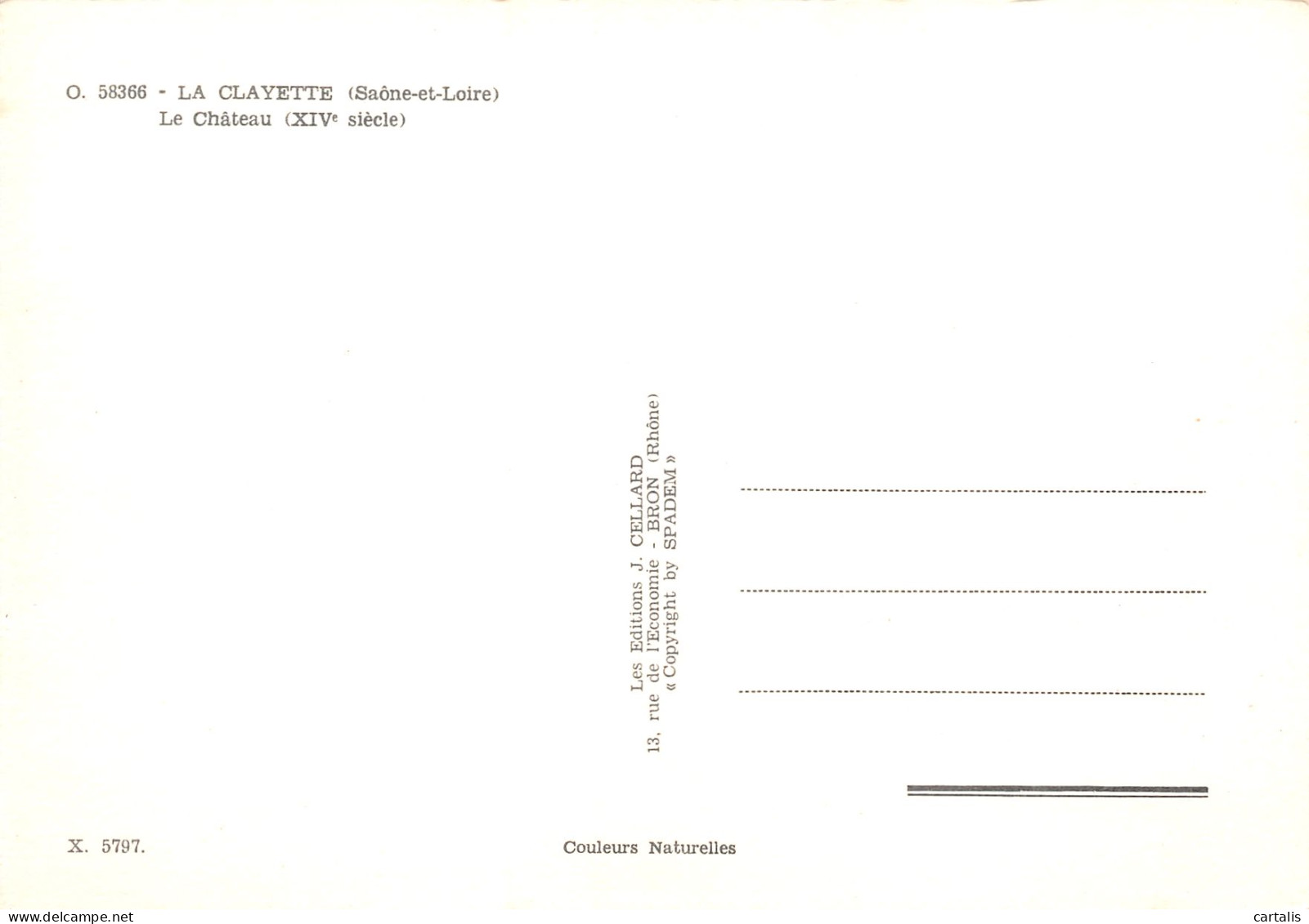 71-LA CLAYETTE-N°3731-A/0175 - Autres & Non Classés
