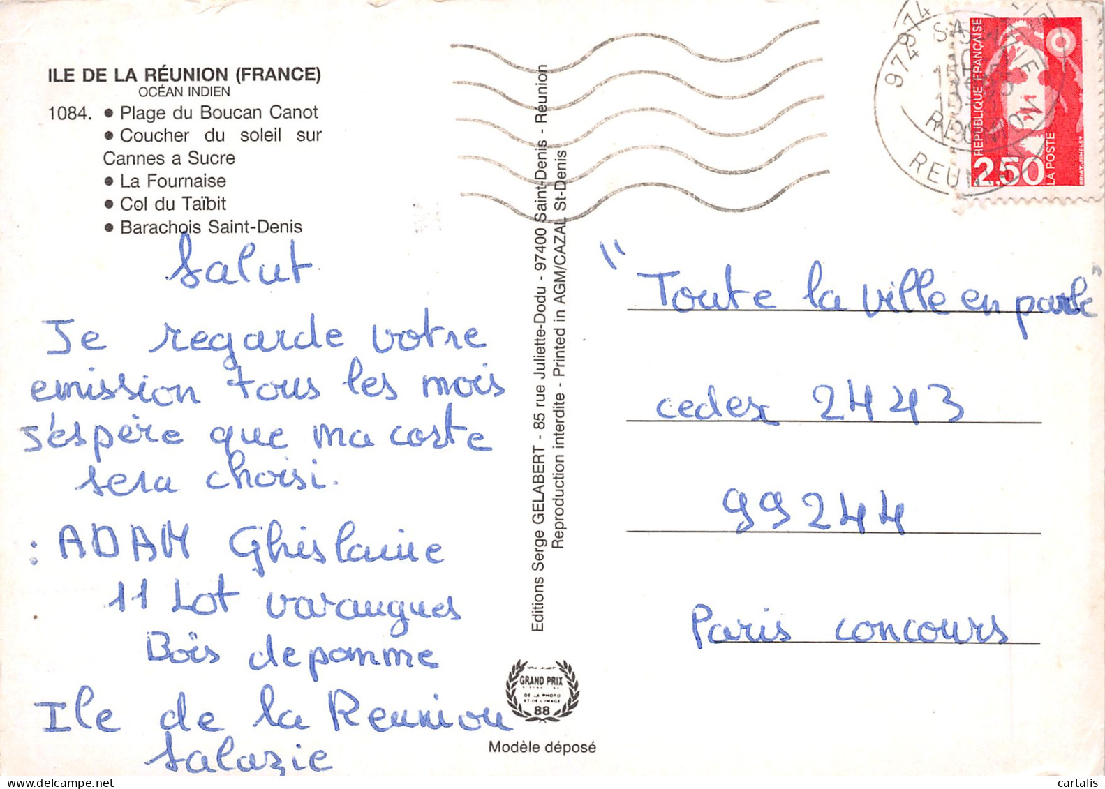 974-ILE DE LA REUNION-N°3730-D/0315 - Sonstige & Ohne Zuordnung