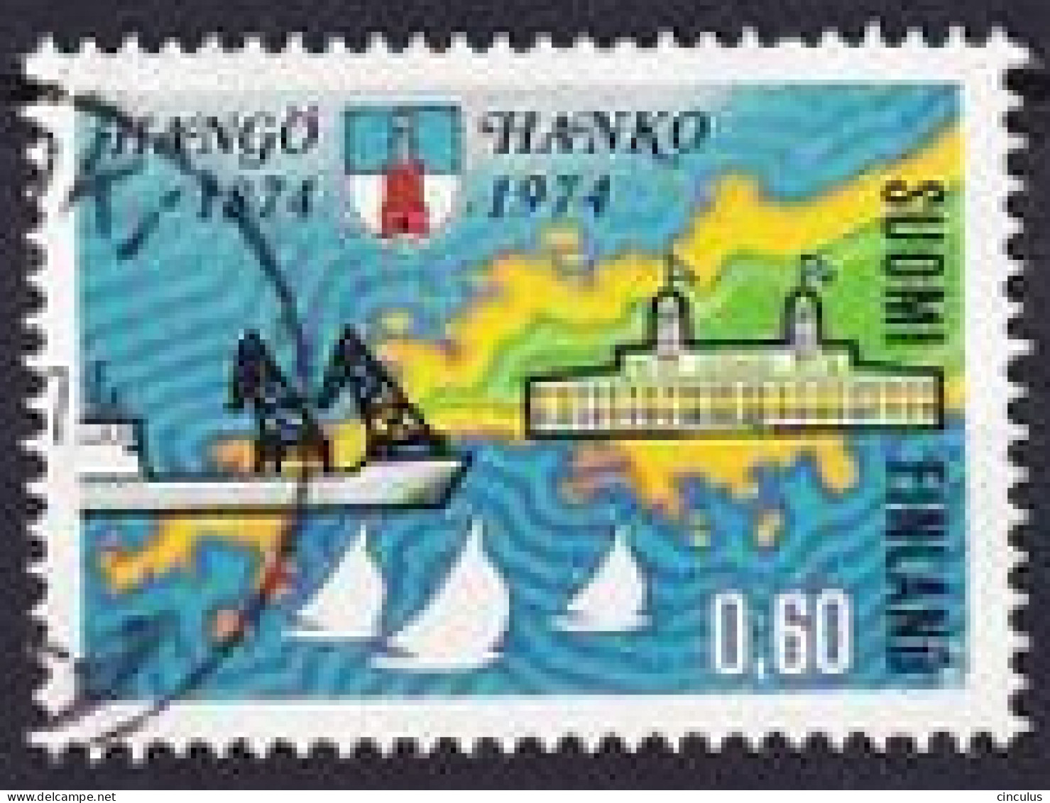 1974. Finland. 100 Years Of City Of Hanko. Used. Mi. Nr. 743 - Used Stamps